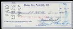 1960 Vince Lombardi Green Bay Packers Signed Check Made Out To And Endorsed by Ray Nitschke- JSA
