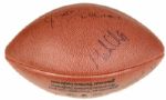 1995 Super Bowl XXIX Multi Signed Football With Ray Nitschke - JSA