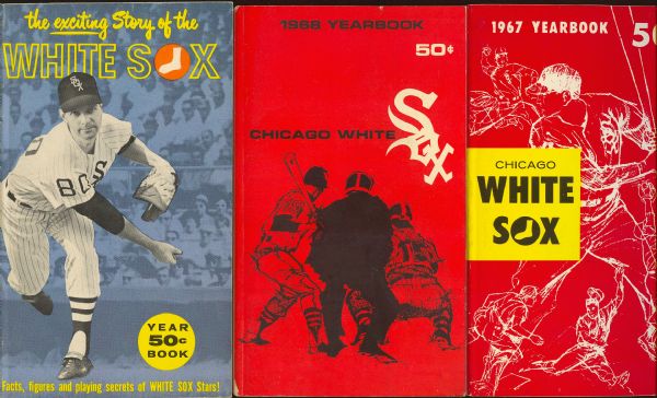 1965-1968 Chicago White Sox Yearbooks (3)