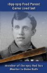 1899-1919 circa Fred Parent Sanford Bat Co. Side Written Professional Model Game Used Bat - 1903 Boston Red Sox member (MEARS LOA)