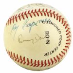 1970s Los Angeles Dodgers Signed ONL (Feeney) Baseball w/15 Sigs. Incl. Roy Campanella - JSA