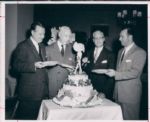 1953-57 William Harridge The Sporting News Collection Archives Original Type 1 8 x 10 Photo - Lot of 4 (Sporting News Collection Hologram/MEARS Type 1 Photo LOA)