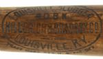 1917-20 Bennie Kauff H&B Louisville Slugger 40 B.K. Dead Ball Era Decal Bat Federal League New York Giants (MEARS LOA) 