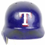 2003 Mark Teixeira Rookie Season Texas Rangers Game Used Batting Helmet (Meigray/MEARS LOA)