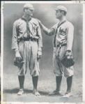 1910 Walter Johnson Gabby Street Washington Senators "The Sporting News Collection Archives" 8" x 10" File Copy Photo
