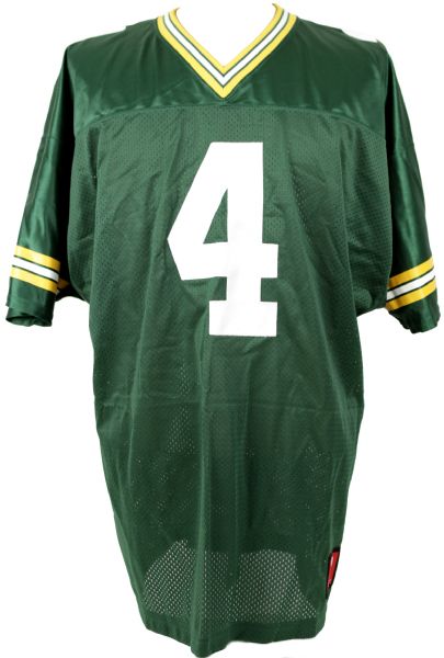 1990s Brett Favre Green Bay Packers Signed Wilson Authentic Replica Jersey - JSA