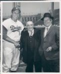 1960 Gil Hodges L.A. Dodgers Jocko Conlan "The Sporting News Collection Archives" Original Type 1 7" x 9.5" Photo (Sporting News Collection Hologram/MEARS Type 1 Photo LOA)