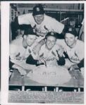 1957 & 1972 Stan Musial St. Louis Cardinals The Sporting News Collection Archives Original Type 1 8x10 Photos - Lot of 2 - (Sporting News Collection Hologram/MEARS Type 1 Photo LOA)