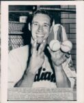 1950 Bob Feller Cleveland Indians "The Sporting News Collection Archives" Original Type 1 8"x10" Photo (Sporting News Collection Hologram/MEARS Type 1 Photo LOA)