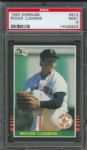 1985 Donruss Red Sox Roger Clemens Rookie #273 PSA MINT 9