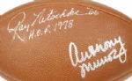 Ray Nitschke, Dave Casper, & Anthony Munoz Signed Official NFL Football - JSA