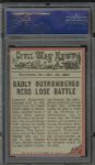1962 Topps Civil War News Bloody Combat #12 PSA NM-MT 8 (OC)