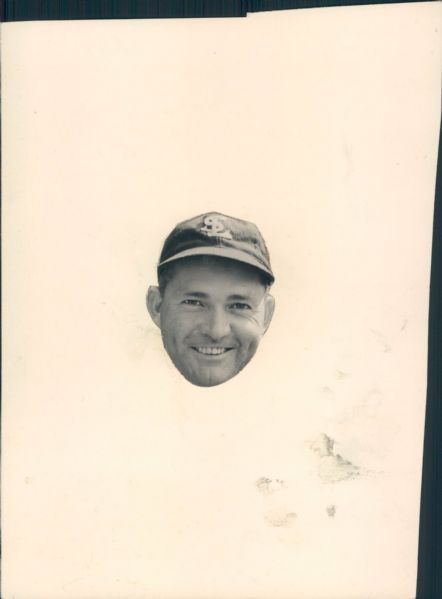 1933-37 Rogers Hornsby St. Louis Browns "The Sporting News Collection Archives" Original Type 1 Production Art (Sporting News Collection Hologram/MEARS Type 1 Photo LOA)