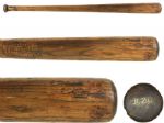 1905-10 J.F. Hillerich & Son ? Reily Side Written Dead Ball Era Professional Model Game Used Bat (MEARS LOA)