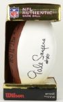 Gale Sayers Chicago Bears Signed Official NFL White Paneled Football - PSA/DNA