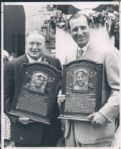 1956 Joe Cronin & Hank Greenberg Inducted into the Hall of Fame "The Sporting News Collection Archives" Original Type 1 8"x10" Photo (Sporting News Collection Hologram/MEARS Type 1 Photo LOA)