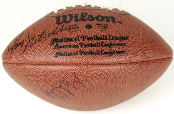 1995 Super Bowl XXIX Multi Signed Football With Ray Nitschke - JSA