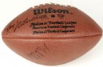 1995 Super Bowl XXIX Multi Signed Football With Ray Nitschke - JSA