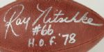 Ray Nitschke Green Bay Packers Signed Wilson NFL Pee Wee Football - JSA