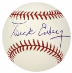 1981 Dick Enberg Golden Mike Award w/ Enberg Letter & Autographed Baseball