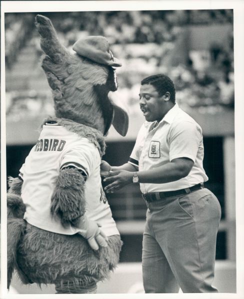 1980 Fredbird St. Louis Cardinals Mascot "The Sporting News Collection Archives" Original Type 1 8" x 10" Photo (Sporting News Collection Hologram/MEARS Type 1 Photo LOA)