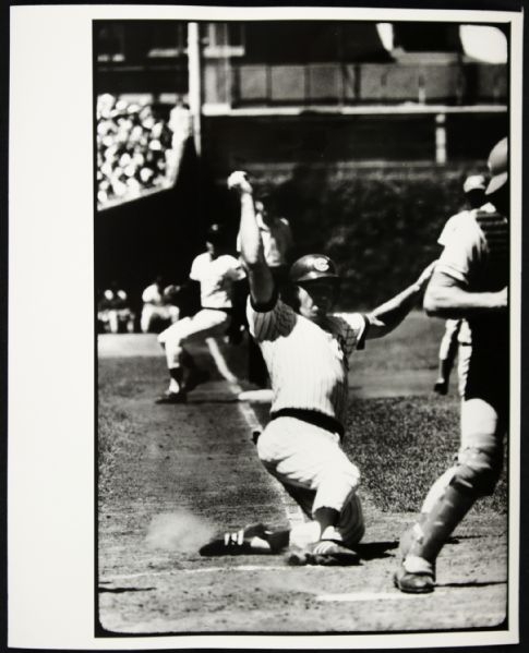 1960s Ron Santo Chicago Cubs SPORT Magazine Archive Collection Type 1 8" x 10" Photo (MEARS Type 1 LOA)