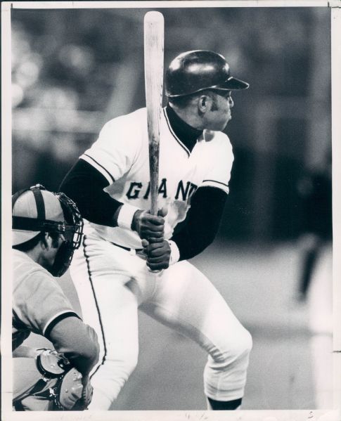 1972 Willie Mays San Francisco Giants "The Sporting News Collection Archives" Original Type 1 8"x10" Photo (Sporting News Collection Hologram/MEARS Type 1 Photo LOA)