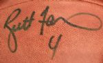 Brett Favre Green Bay Packers Signed Official NFL Football - JSA