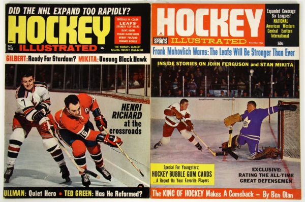 1960s - 80s Hockey Illustrated Lot of (4) Magazines (Gretzky Cover)