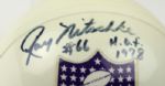 Ray Nitschke Green Bay Packers Signed Official NFL Mini Helmet - JSA