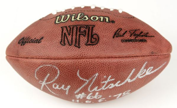 Ray Nitschke Green Bay Packers Signed Wilson NFL Pee Wee Football - JSA