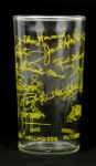 Earl Carrolls Hollywood Glass w/Facsimile Signatures of Groucho Marx, Gene Autry Jack Haley