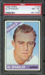 1966 Topps Angels Al Spangler #173 PSA NM-MT 8