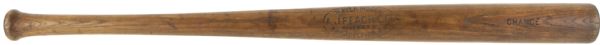 1929 Frank Chance  Reach Side Written Bat - Chicago Cubs -  (MEARS LOA)