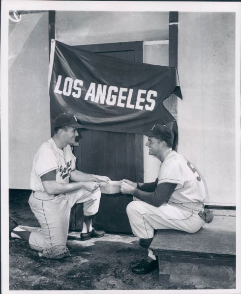 1957 Don Drysdale Brooklyn Dodgers "The Sporting News Collection Archives" Original Type 1 - 6" x 8" Photo (Sporting News Collection Hologram/MEARS Type 1 Photo LOA)