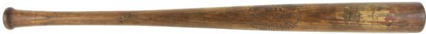 1917-20 Bennie Kauff H&B Louisville Slugger 40 B.K. Dead Ball Era Decal Bat Federal League New York Giants (MEARS LOA) 