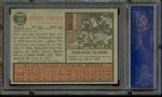 1962 Topps Senators Bennie Daniels #117 PSA NM-MT 8