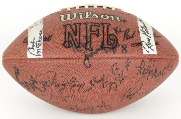 1993 Ray Nitschke Green Bay Packers Multi Signed Football - JSA