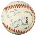 1989-94  Ray Nitschke Green Bay Packers Multi Signed ONL (White) Baseball Incl. Otto Graham (Sweet Spot) 12 Signatures - Nitschke, Graham, Lavelli, Reese, Feller, Etc. - JSA