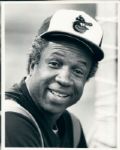 1971-86 Frank Robinson Baltimore Orioles The Sporting News Collection Archives Original Type 1 8x10 Photos - Lot of 2 - (Sporting News Collection Hologram/MEARS Type 1 Photo LOA)