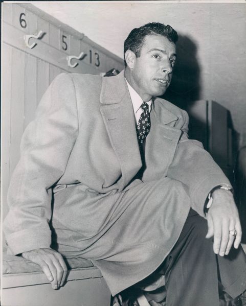 1940s Circa Joe Dimaggio New York Yankees "The Sporting News Collection Archives" Original Type 1 8"x10" Photo (Sporting News Collection Hologram/MEARS Type 1 Photo LOA)