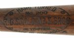 1924-25 Nemo Leibold Spalding Side Written Professional Model Game Used Bat - 1919 Black Sox Member (MEARS A8) 1:1, Only Known Example!