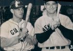 1936-37 circa Mel Ott New York Giants Lou Gehrig New York Yankees World Series "The Sporting News Collection Archives" Original Type 1 4.5" x 5.5" Production Art (TSN Hologram/MEARS Type 1 Photo LOA)