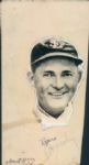 1937 Rogers Hornsby St. Louis Browns "The Sporting News Collection Archives" Original Type 1 4" x 7 1/4" Production Art (Sporting News Collection Hologram/MEARS Type 1 Photo LOA)