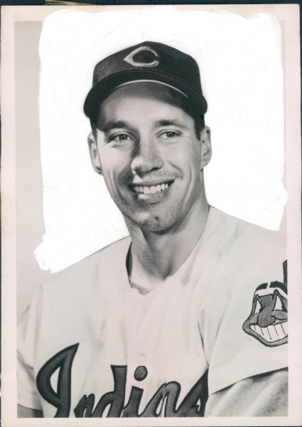 1955 Bob Feller Cleveland Indians "The Sporting News Collection Archives" Original Type 1 5" x 7" Production Art (Sporting News Collection Hologram/MEARS Type 1 Photo LOA)