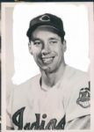 1955 Bob Feller Cleveland Indians "The Sporting News Collection Archives" Original Type 1 5" x 7" Production Art (Sporting News Collection Hologram/MEARS Type 1 Photo LOA)
