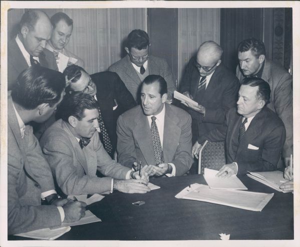 1954-58 Hank Greenberg Detroit Tigers "The Sporting News Collection Archives" Original Type 1 Photo - Lot of 6 (Sporting News Collection Hologram/MEARS Type 1 Photo LOA)