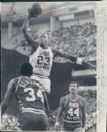 1984-89 Michael Jordan Chicago Bulls "Chicago Sun-Times" Original Type 1 Laser Photo - Lot of 10 (Sun Times Hologram/MEARS Type 1 Photo LOA)
