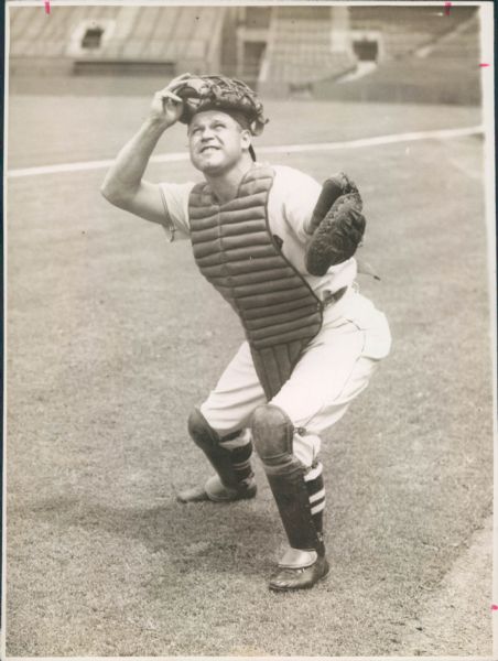 1935 Jimmie Foxx Boston Red Sox "The Sporting News Collection Archives" Original Type 1 6" x 8" Photo  (Sporting News Collection Hologram/MEARS Type 1 Photo LOA)