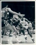 1985 Michael Jordan Chicago Bulls "Chicago Sun-Times" Original Type 1 8" x 10" Photo (Sun Times Hologram/MEARS Type 1 Photo LOA)